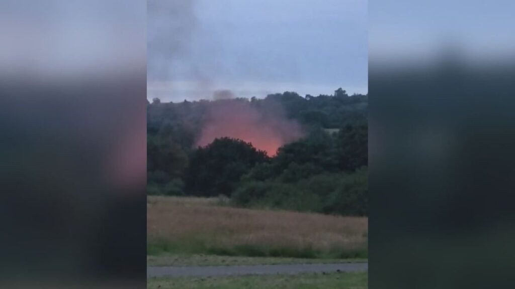 Three fire engines at Stoke-on-Trent blaze